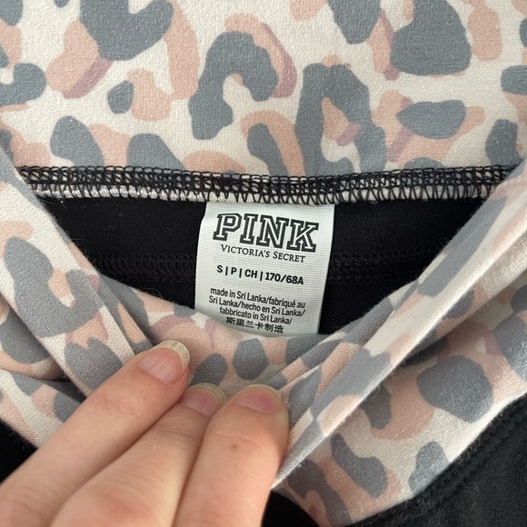 Pink Leopard Print Sweatshirt and Legging Set - S - Picture 5 of 7